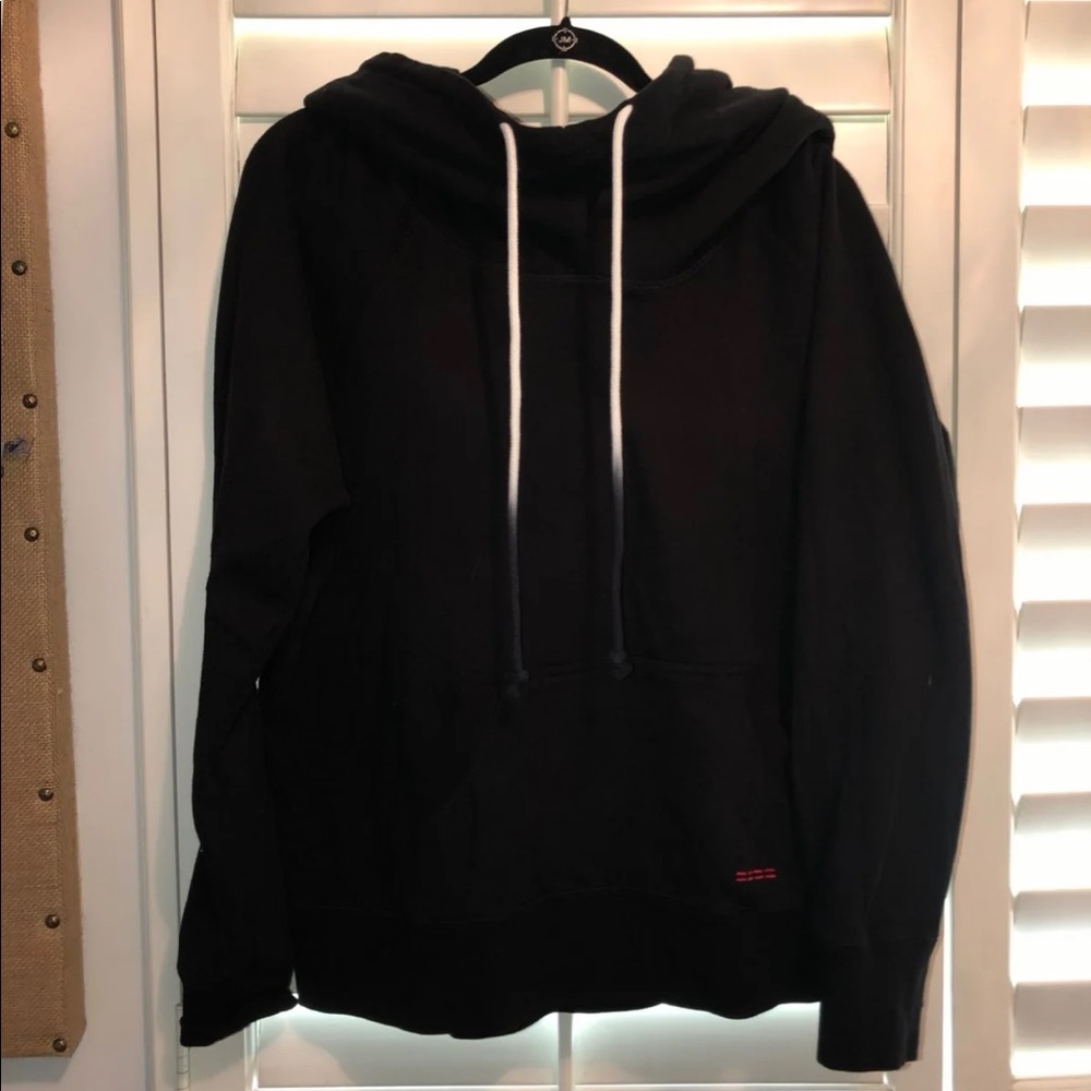 Peace Love World Cowl Neck Hoodie